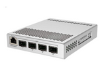 MikroTik 5-Port Desktop Switch, 1 Gigabit Ethernet Port, 4 SFP+ 10Gbps Ports (CRS305-1G-4S+IN)