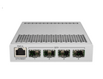 MikroTik 5-Port Desktop Switch, 1 Gigabit Ethernet Port, 4 SFP+ 10Gbps Ports (CRS305-1G-4S+IN)