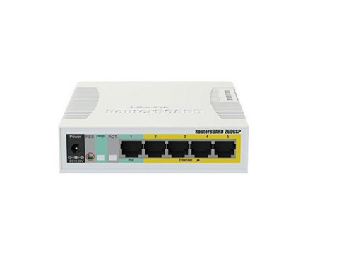 Mikrotik RB260GSP 5 Gigabit Ethernet Ports and One SFP Cage