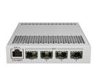 MikroTik 5-Port Desktop Switch, 1 Gigabit Ethernet Port, 4 SFP+ 10Gbps Ports (CRS305-1G-4S+IN)