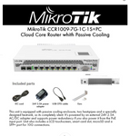 MikroTik CCR1009-7G-1C-1S+PC Cloud Core Router whith Passive Cooling