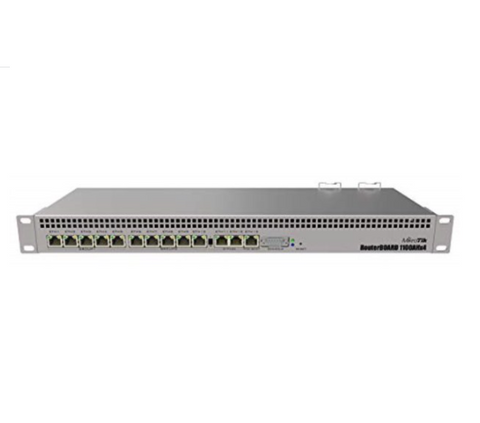 Mikrotik RouterBoard RB1100AHx4 13x Gigabit Ethernet ports Router maximum throughput of up to 7.5Gbit