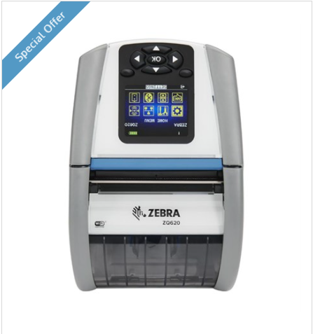 Zebra ZQ620 - 3" print width Healthcare mobile label printer (ZQ600 Series)