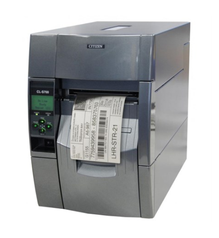 Citizen CL-S700RII 4 inch 203dpi TT/DT Industrial Label Printer with internal Peel & Rewind