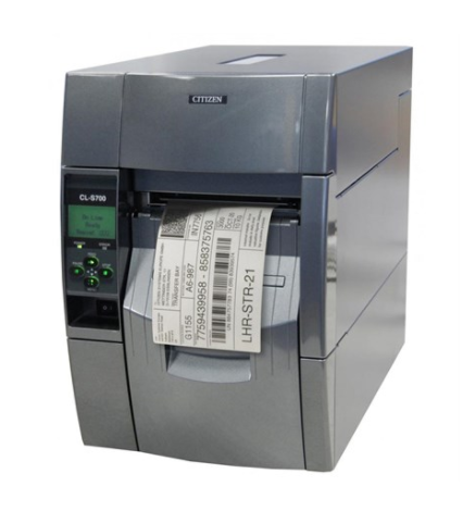 Citizen CL-S703RII 4 inch 300dpi TT/DT Industrial Label Printer with internal Peel & Rewind