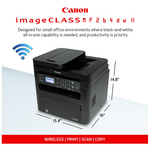 Canon imageCLASS MF264dw II Wireless Monochrome Laser Printer, Print, Copy and Scan, with Auto Document Feeder,Black